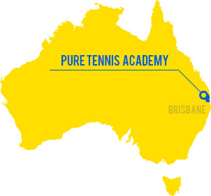 pure tennis acadmy の地図